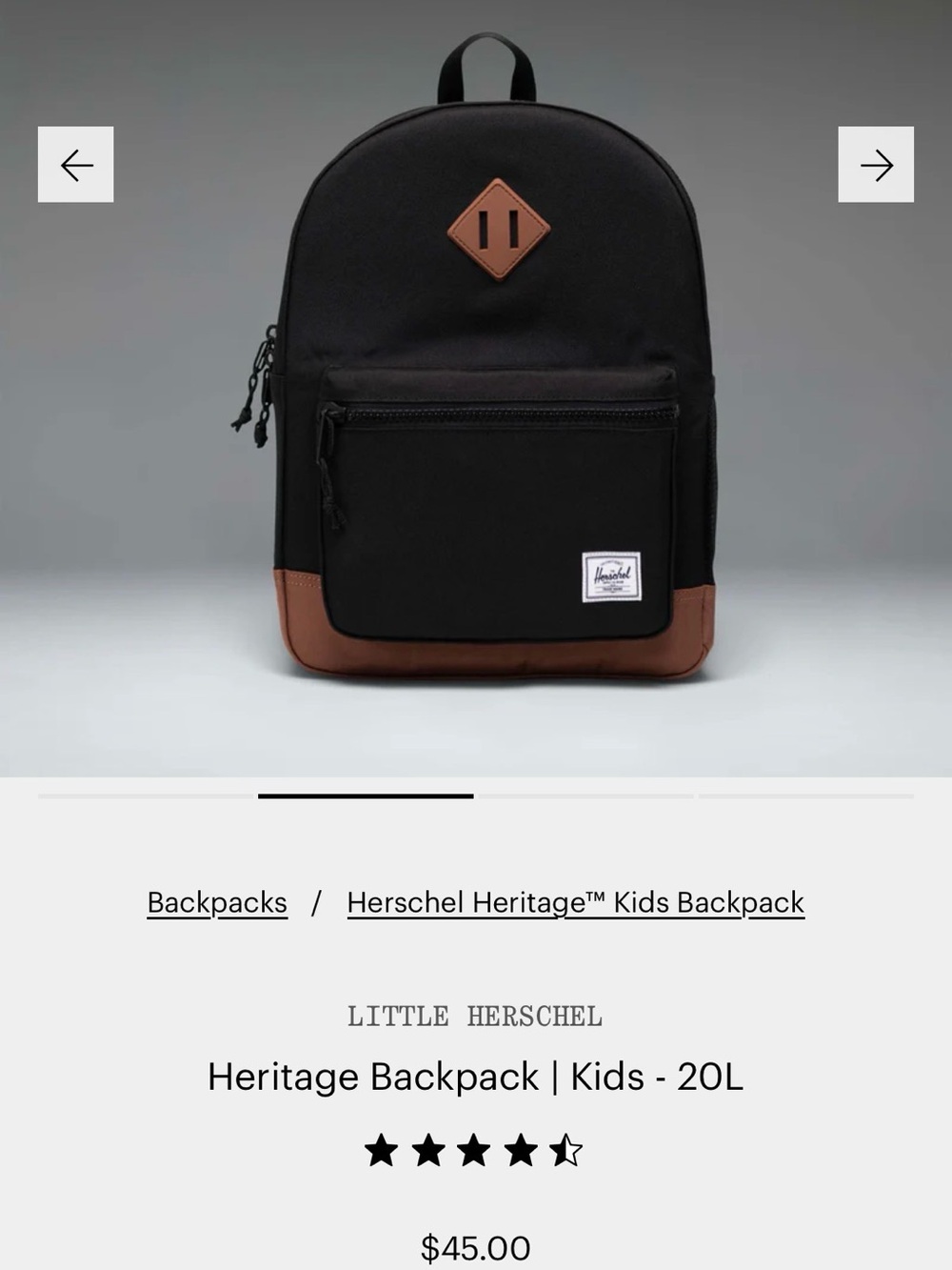 Herschel Heritage Backpack